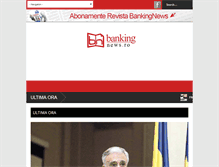 Tablet Screenshot of bankingnews.ro